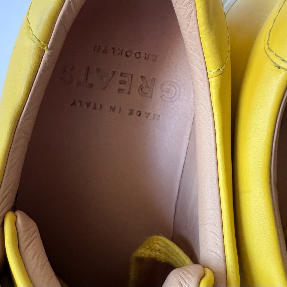 Greats Leather low top sneaker shoes 9.5 woman’s - Picture 12 of 12